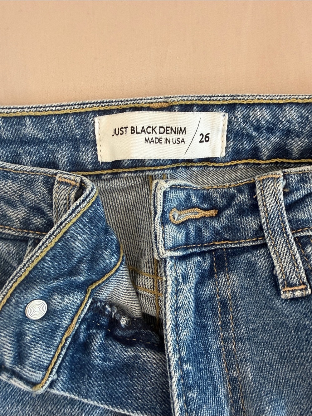 Just Black Light Blue Denim Jeans - Picture 3 of 4